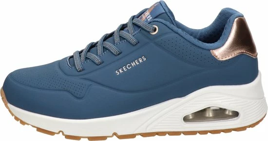 Skechers Uno Dames Sneaker - Blauw - Maat 40 10 Skechers Uno Dames Sneaker - Blauw - Maat 40 - Afbeelding 8