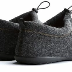 Travelin' Back-Home Dames Sloffen - Wollen Pantoffels - Rubberen Zool - Grijs - Maat 42 -Dames Winkel 550x293 2