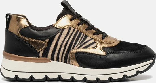 Tamaris Sneakers Zwart Leer 102406 - Dames - Maat 39 3 Tamaris Sneakers Zwart Leer 102406 - Dames - Maat 39