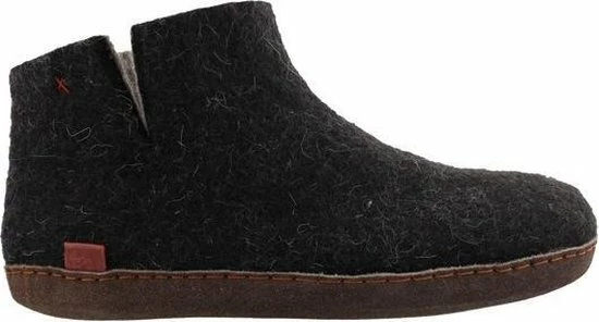 Tofvel Handgemaakte Nepalese Pantoffels - Zwart - Maat 37 6 Tofvel Handgemaakte Nepalese Pantoffels - Zwart - Maat 37 - Afbeelding 4