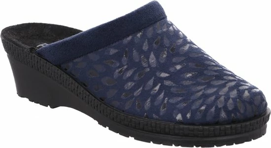 Rohde Dames Pantoffelmuil - 2456-56 Blauw - Maat 38 7 Rohde Dames Pantoffelmuil - 2456-56 Blauw - Maat 38 - Afbeelding 5