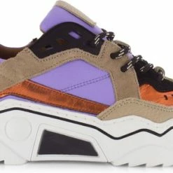 Dames Sneakers Dwrs Pluto Beige Lila Multi - Maat 39 -Dames Winkel 550x302 1