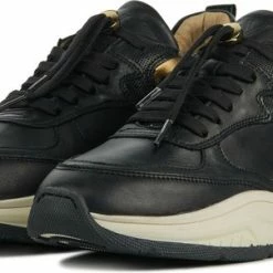 VIA VAI Pepper Jyll Sneakers - Leer - Zwart - Maat 41 -Dames Winkel 550x302 11