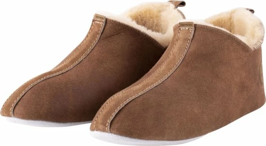 Shepherd Lina Dames Sloffen - Antique/Cognac - Maat 41 4 Shepherd Lina Dames Sloffen - Antique/Cognac - Maat 41 - Afbeelding 2