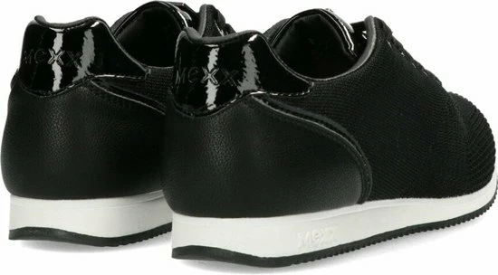 Mexx Sneaker Cato Zwart Met Witte Zool - Dames - Maat 38 6 Mexx Sneaker Cato Zwart Met Witte Zool - Dames - Maat 38 - Afbeelding 4