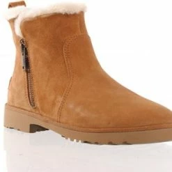 UGG Dameslaars Schapenwol 1123850 ROMELY ZIP - Camel - Maat 37 -Dames Winkel 550x305