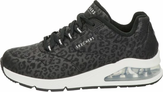 Skechers Uno 2 Sneakers Zwart Textiel 112311 - Dames - Maat 37 10 Skechers Uno 2 Sneakers Zwart Textiel 112311 - Dames - Maat 37 - Afbeelding 8