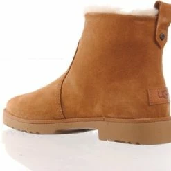 UGG Dameslaars Schapenwol 1123850 ROMELY ZIP - Camel - Maat 37 -Dames Winkel 550x312 1