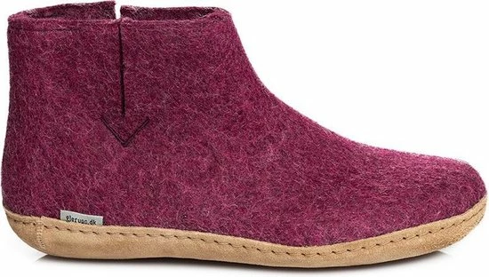 Glerups Laars Met Leren Zool-Cranberry-39 3 Glerups Laars Met Leren Zool-Cranberry-39