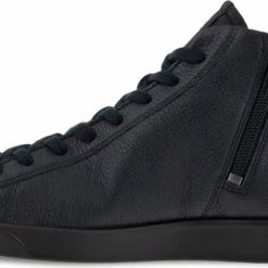 ECCO Street Lite Hoge Dames Veterschoenen - Zwart - Maat 42 - Echt Leer - Uitneembare Zool 15 ECCO Street Lite Hoge Dames Veterschoenen - Zwart - Maat 42 - Echt Leer - Uitneembare Zool -Dames Winkel 550x314 5