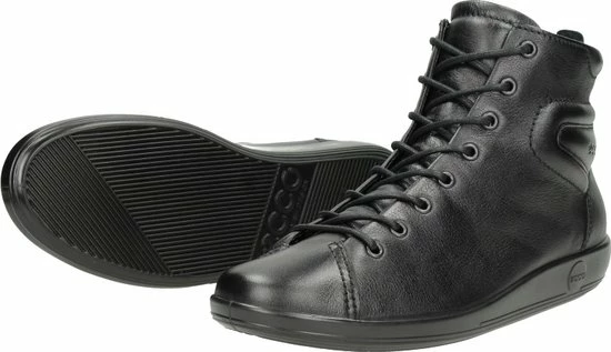 ECCO SOFT 2.0 Dames Veterboot - Zwart - Maat 41 31 ECCO SOFT 2.0 Dames Veterboot - Zwart - Maat 41 - Afbeelding 29