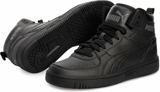 Puma Rebound Joy Hoge Heren Sneakers - Zwart - Maat 40 - Uitneembare Zool 5 Puma Rebound Joy Hoge Heren Sneakers - Zwart - Maat 40 - Uitneembare Zool - Afbeelding 3