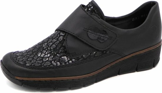 Rieker Instappers Zwart Synthetisch - Dames - Maat 39 19 Rieker Instappers Zwart Synthetisch - Dames - Maat 39 - Afbeelding 17