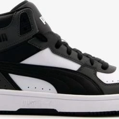 PUMA Rebound JOY Unisex Sneakers - DarkShadow/Black/White - Maat 45 -Dames Winkel 550x320
