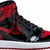 Nike Air Jordan 1 Retro High OG, Bred Patent, Black Red, 555088-063, EUR 41 -Dames Winkel 550x321 2