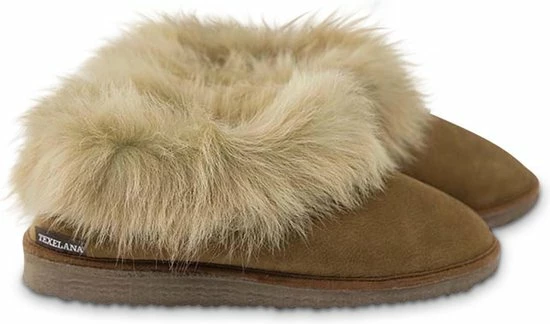 Texelana Sloffen En Pantoffels Voor Dames & Heren - Pantoffel Van Schapenvacht Met Bontrand - Model Nelda Maat 38 3 Texelana Sloffen En Pantoffels Voor Dames & Heren - Pantoffel Van Schapenvacht Met Bontrand - Model Nelda Maat 38
