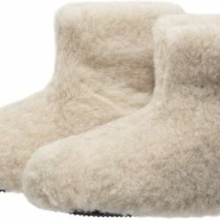 LuLu Wonen LuLu- Wollen Sloffen - Crème Met Een Vleug Roze - Antislip Zool - Maat 36 - Laarsmodel - Dames -Dames Winkel 550x325 4