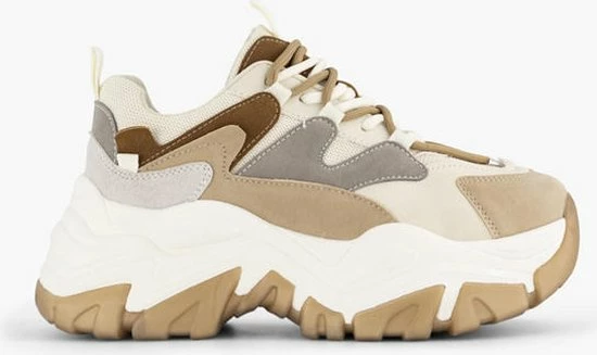 Oxmox Beige Chunky Sneaker - Maat 38 7 Oxmox Beige Chunky Sneaker - Maat 38 - Afbeelding 5