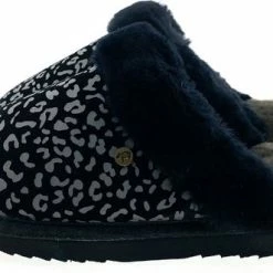 Warmbat Collie Dames Sloffen - Print Leopard Black - Maat 38 -Dames Winkel 550x331 4