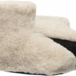 LuLu Wonen LuLu- Wollen Sloffen - Crème Met Een Vleug Roze - Antislip Zool - Maat 36 - Laarsmodel - Dames -Dames Winkel 550x332 6