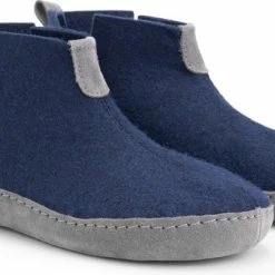 Travelin' Stay-Home Dames Sloffen - Wollen Pantoffels - Suède Zool - Navy Blauw - Maat 39 -Dames Winkel 550x338 9