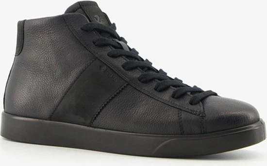 ECCO Street Lite Hoge Dames Veterschoenen - Zwart - Maat 42 - Echt Leer - Uitneembare Zool 11 ECCO Street Lite Hoge Dames Veterschoenen - Zwart - Maat 42 - Echt Leer - Uitneembare Zool - Afbeelding 9