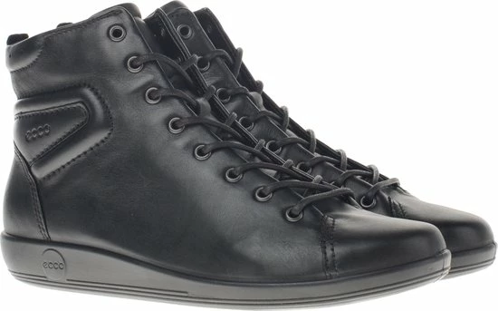 ECCO SOFT 2.0 Dames Veterboot - Zwart - Maat 41 10 ECCO SOFT 2.0 Dames Veterboot - Zwart - Maat 41 - Afbeelding 8