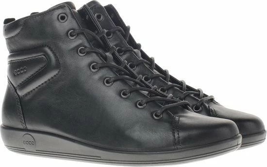 ECCO SOFT 2.0 Dames Veterboot - Zwart - Maat 40 10 ECCO SOFT 2.0 Dames Veterboot - Zwart - Maat 40 - Afbeelding 8