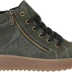 Rieker Veterboots Groen - Maat 39