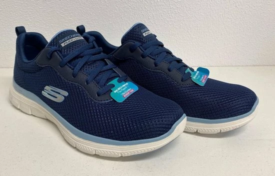 Skechers Flex Appeal 4.0 - Brilliant V Dames Sneakers - Navy - Maat 40 5 Skechers Flex Appeal 4.0 - Brilliant V Dames Sneakers - Navy - Maat 40 - Afbeelding 3