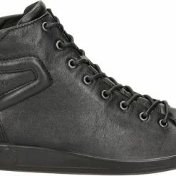 ECCO SOFT 2.0 Dames Veterboot - Zwart - Maat 40