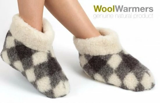 WoolWarmers Dolly Unisex Wollen Sloffen - Grijs - Maat 46 5 WoolWarmers Dolly Unisex Wollen Sloffen - Grijs - Maat 46 - Afbeelding 3