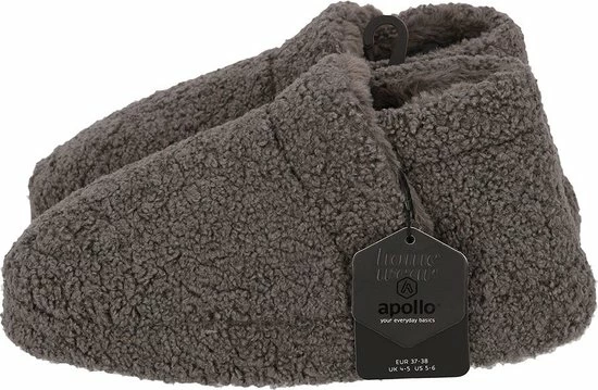 Apollo | Sloffen Dames Teddy | Shine | Antraciet | Maat 39/40 | Sloffen Dames | Hoge Sloffen Dames 5 Apollo | Sloffen Dames Teddy | Shine | Antraciet | Maat 39/40 | Sloffen Dames | Hoge Sloffen Dames - Afbeelding 3