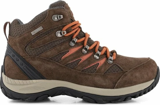 Travelin' Nyborg - Hoge Dames Wandelschoenen - Waterdicht En Ademend - Bruin Leer - Maat 42 3 Travelin' Nyborg - Hoge Dames Wandelschoenen - Waterdicht En Ademend - Bruin Leer - Maat 42