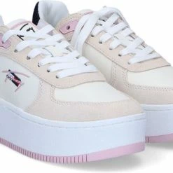 TOMMY HILFIGER Tommy Jeans Dames Iconic Flatform Ivory BEIGE 40 -Dames Winkel 550x362 2