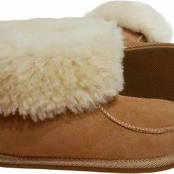 LuLu Wonen LuLu- Hoge Leren Sloffen / Pantoffels Met Rubberen Zool, Gevoerd Met Schapenvacht - Maat 42 -Dames Winkel 550x365 6