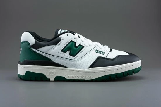 New Balance 550 White/Green/Black BB550LE1 Maat 42 1/2 Wit;Groen;Zwart 3 New Balance 550 White/Green/Black BB550LE1 Maat 42 1/2 Wit;Groen;Zwart
