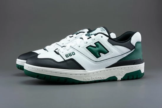 New Balance 550 White/Green/Black BB550LE1 Maat 42 1/2 Wit;Groen;Zwart 7 New Balance 550 White/Green/Black BB550LE1 Maat 42 1/2 Wit;Groen;Zwart - Afbeelding 5