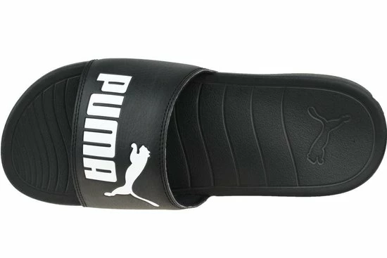 PUMA Popcat 20 Unisex Slippers - Black/White - Maat 44.5 5 PUMA Popcat 20 Unisex Slippers - Black/White - Maat 44.5 - Afbeelding 3