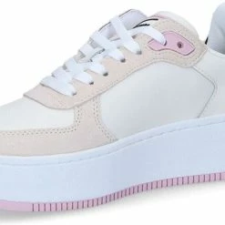 TOMMY HILFIGER Tommy Jeans Dames Iconic Flatform Ivory BEIGE 40 -Dames Winkel 550x368