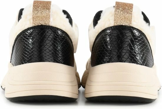 POSH By Poelman CAROCEL Dames Sneakers - Beige Met Teddy - Maat 38 7 POSH By Poelman CAROCEL Dames Sneakers - Beige Met Teddy - Maat 38 - Afbeelding 5