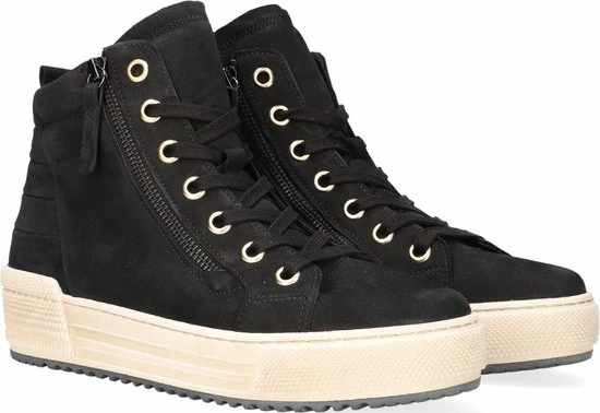 Gabor 488 Hoge Sneakers - Dames - Zwart - Maat 38 4 Gabor 488 Hoge Sneakers - Dames - Zwart - Maat 38 - Afbeelding 2