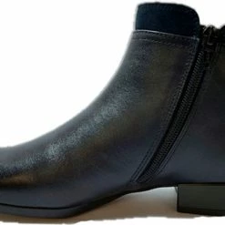 Gabor 718 Enkellaarsjes - Enkelboots Met Rits - Dames - Blauw - Maat 42 -Dames Winkel 550x379 3