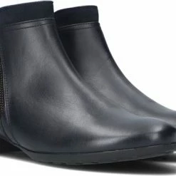 Gabor 718 Enkellaarsjes - Enkelboots Met Rits - Dames - Blauw - Maat 42 -Dames Winkel 550x381 2