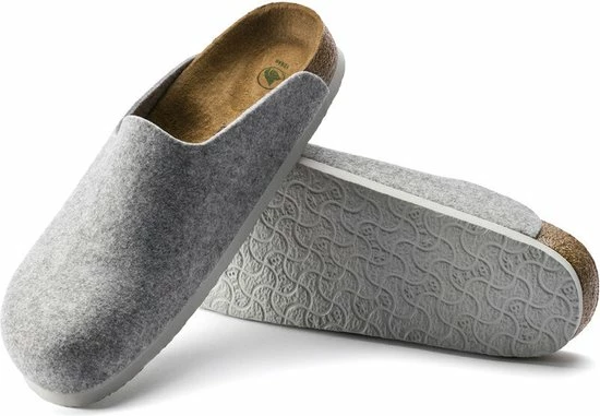 Birkenstock Amsterdam Light Gray Narrow VEG Felt Wooly Home Unisex Pantoffels - Lichtgrijs - Maat 42 13 Birkenstock Amsterdam Light Gray Narrow VEG Felt Wooly Home Unisex Pantoffels - Lichtgrijs - Maat 42 - Afbeelding 11