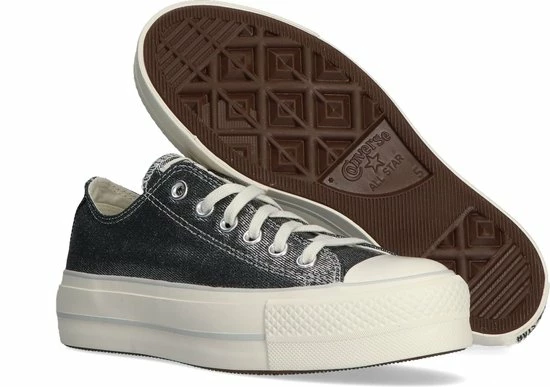 Converse Chuck Taylor All Star Lift Ox Lage Sneakers - Dames - Zwart - Maat 39 12 Converse Chuck Taylor All Star Lift Ox Lage Sneakers - Dames - Zwart - Maat 39 - Afbeelding 10