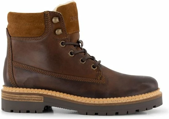 NoGRZ C.Ribart - Wol Gevoerde Halfhoge Damesschoen - Cognac Bruin Leer - Maat 40 3 NoGRZ C.Ribart - Wol Gevoerde Halfhoge Damesschoen - Cognac Bruin Leer - Maat 40