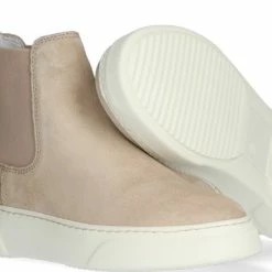 VIA VAI Juno Levy Chelsea Boots Dames - Enkellaarsjes Dames - Beige - Maat 41 -Dames Winkel 550x389 3