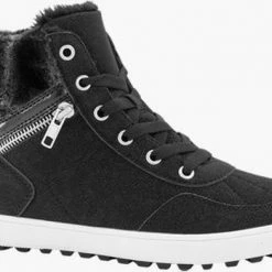 Graceland Zwarte Veterboot - Maat 38 -Dames Winkel 550x392 8