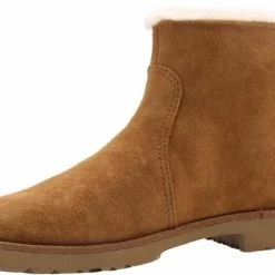 UGG Dameslaars Schapenwol 1123850 ROMELY ZIP - Camel - Maat 37 -Dames Winkel 550x394